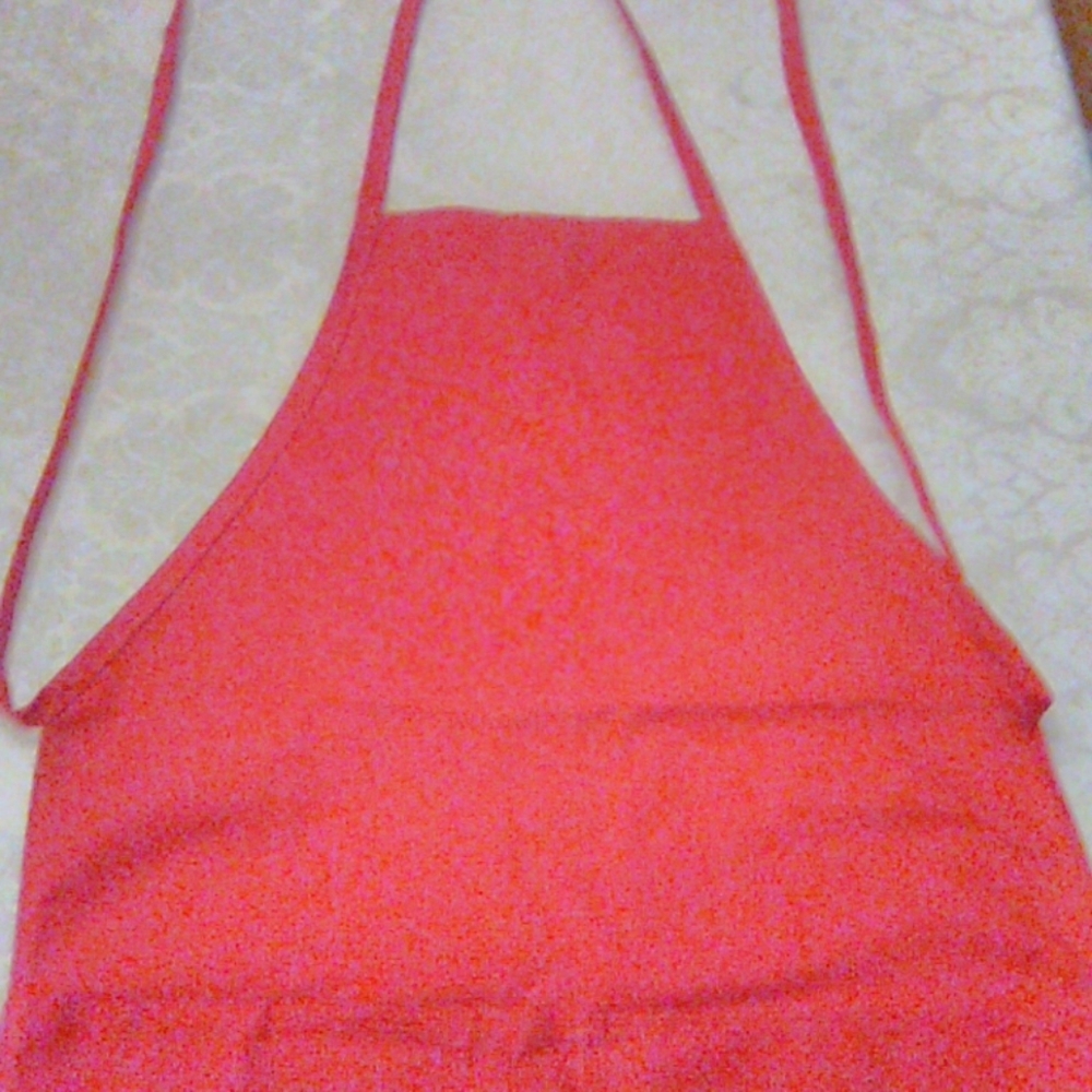 New Red Apron with Pockets